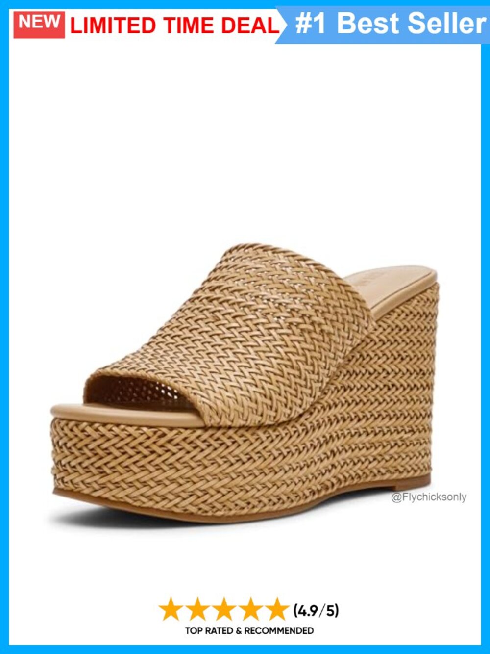 Wedge Sandal Slip On Open Toe Polyurethane PU Dressy Casual